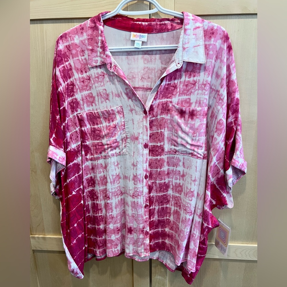 💕Tie Dye Lightweight Blouse 🎀